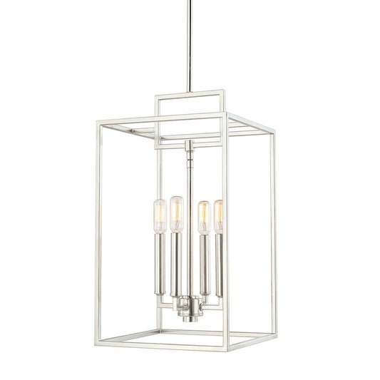 Austin Allen & Co. 4-Light 11" Pendant, Polished Nickel - 9B215A