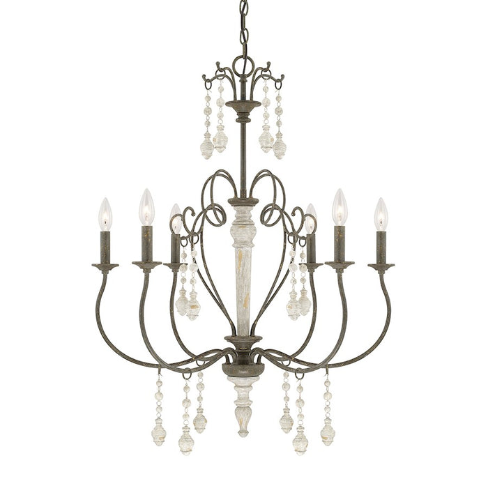 Austin Allen & Co. Sofia 6-Light 27" Chandelier, French Country - 9B217A
