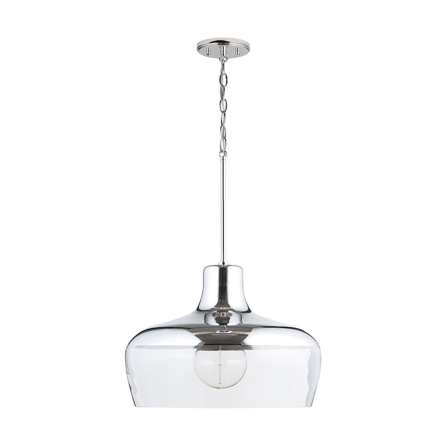 Austin Allen & Co. Gemini 1-Light Pendant, Chrome - 9D336A