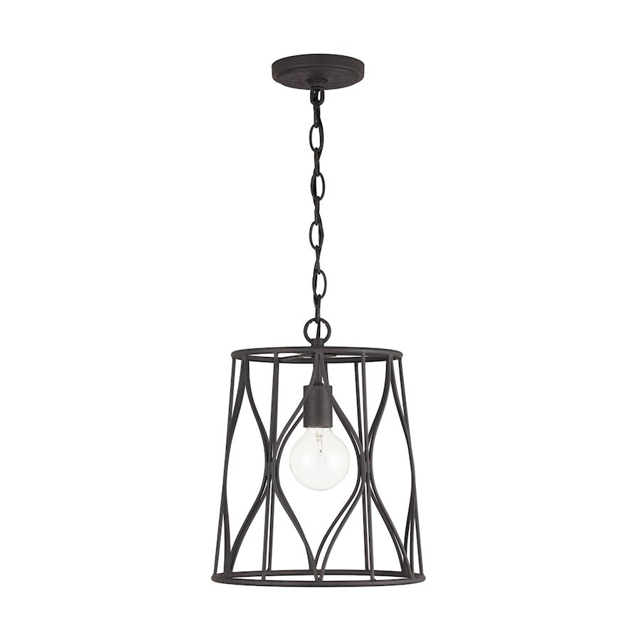 Austin Allen & Co. 1-Light Pendant, Rustic Iron - 9F368A