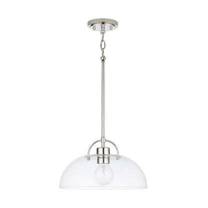 Austin Allen & Co. 1-Light 58" Pendant, Polished Nickel - 9F369A