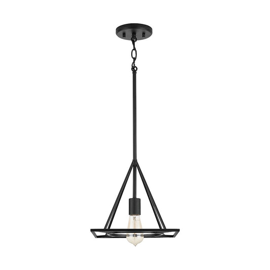 Austin Allen & Co. 1-Light Pendant, Matte Black - 9F378A