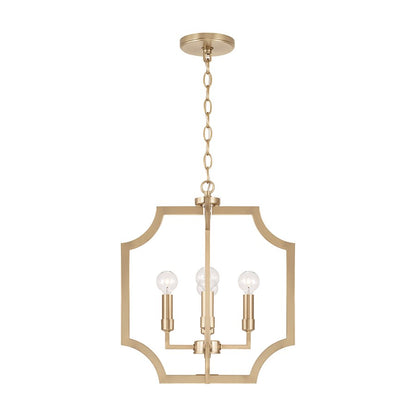 Austin Allen & Co Courtney 4 Light Foyer Pendant, Brass - AA1037MA