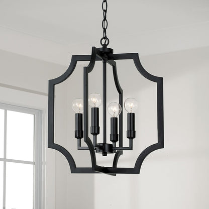 4 Light Foyer Pendant