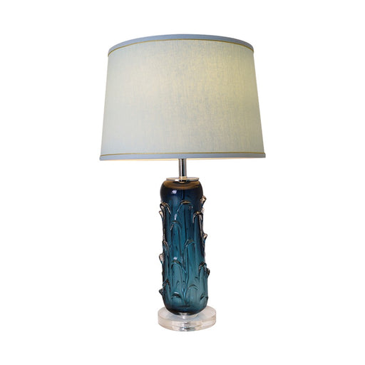 Carro Jacinto 1 Light 27" Table Lamp/Single, Blue/White - VAT-G27021A2