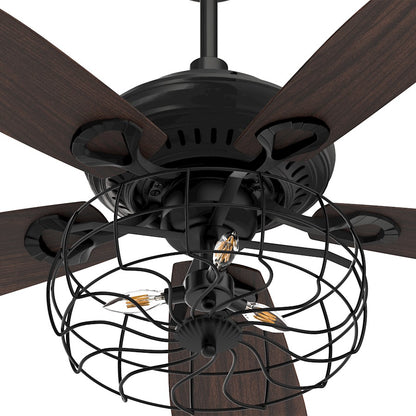 Carro Huntley Ceiling Fan, Black