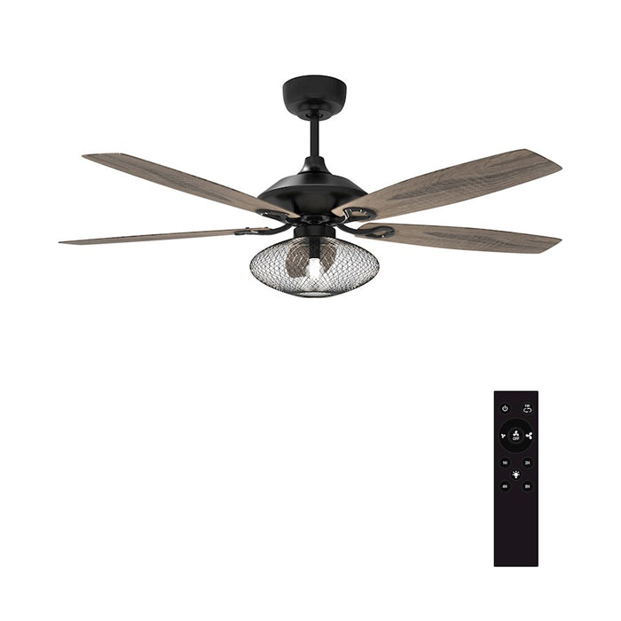 Carro Karson Ceiling Fan/Remote, Black