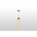 Carro Gidra Cylinder Glass Pendant, Brilliant Amber - VP-G0416011A2