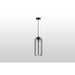 Carro Oriyan Cylinder Glass Pendant, Smoke Gray - VP-G0512011A1