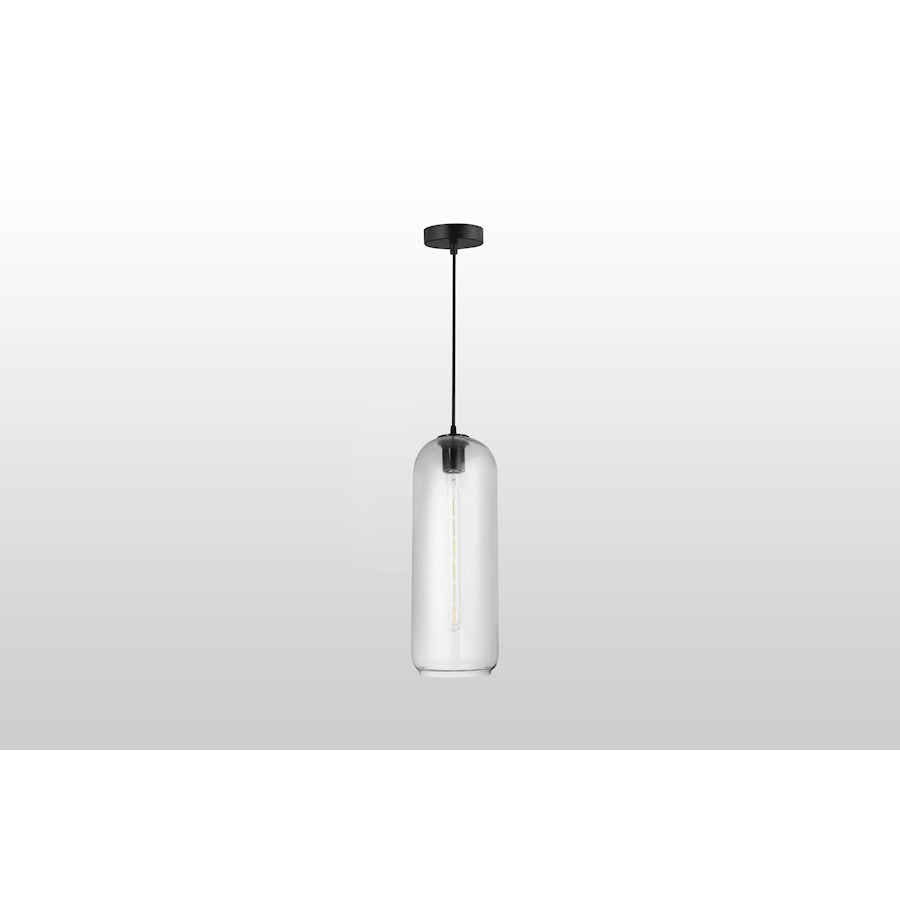 Carro Oriyan Big Cylinder Glass Pendant, Clear - VP-G0616011A1