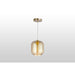 Carro Lowell Brilliant Amber Glass Pendant - VP-G0709011A1