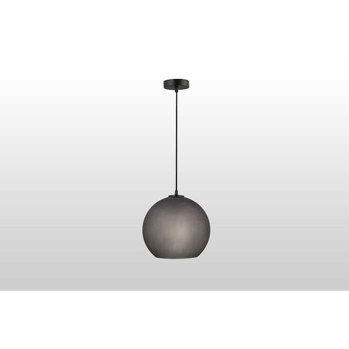 Carro Chelos Sphere Glass Pendant, Frosted Gray