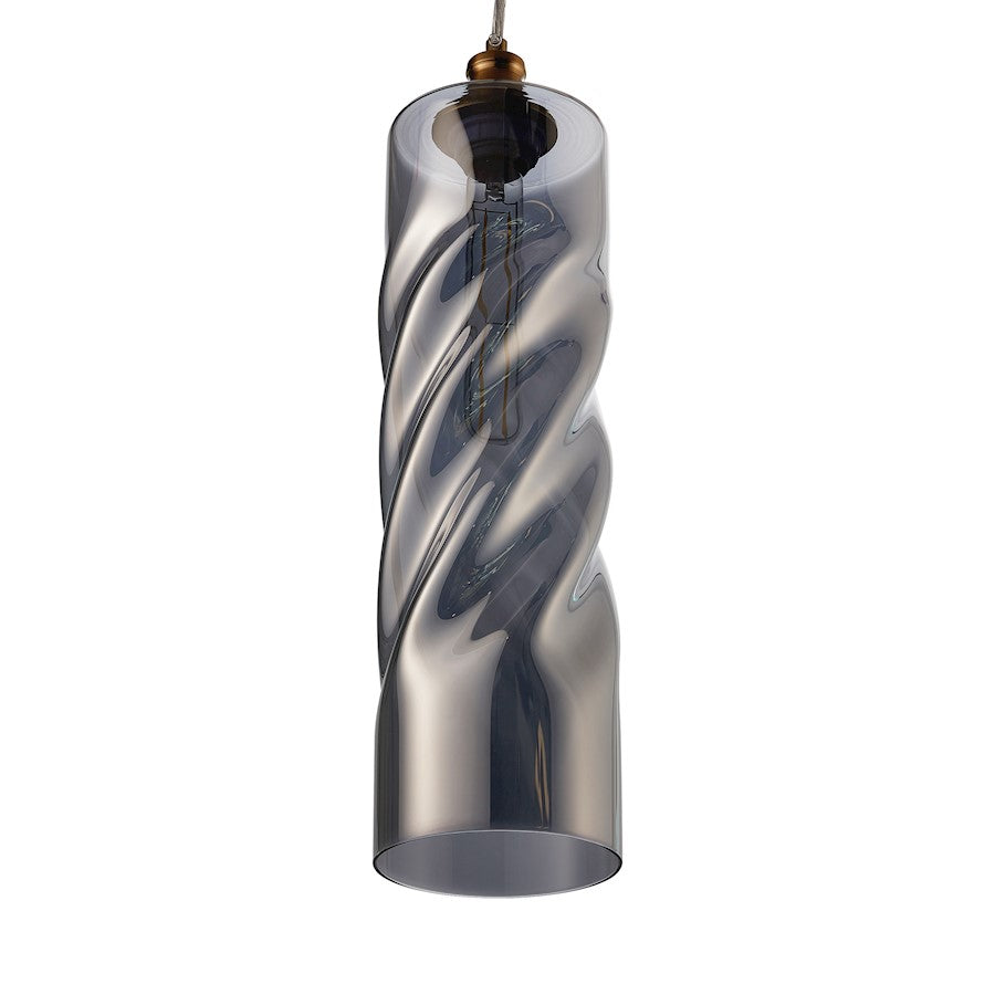 Cylinder Ombre Glass Pendant