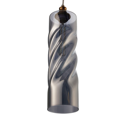 Cylinder Ombre Glass Pendant