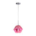 Carro Pegase Jewel Tone Glass Pendant, Pink Tourmaline/Pink - VP-G2619011A5