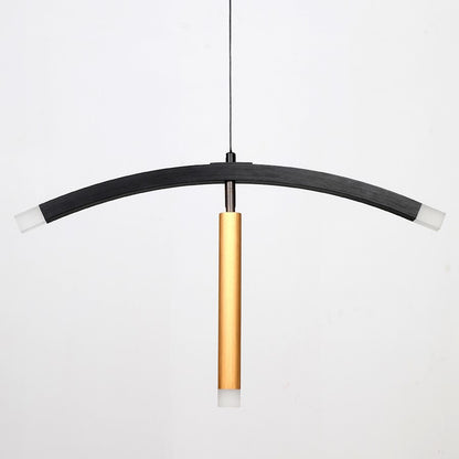 LED Pendant, Brushed Gold