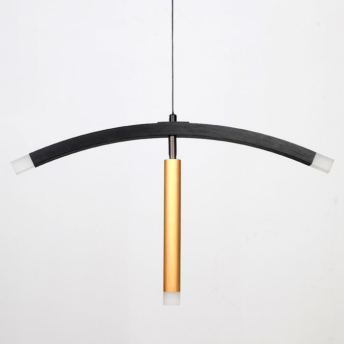 Carro Eden Hanging LED Pendant, Brushed Gold/Brushed Gold