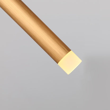 LED Pendant, Brushed Gold