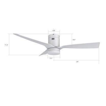 Carro Spezia Smart Ceiling Fan/Remote/Light Kit