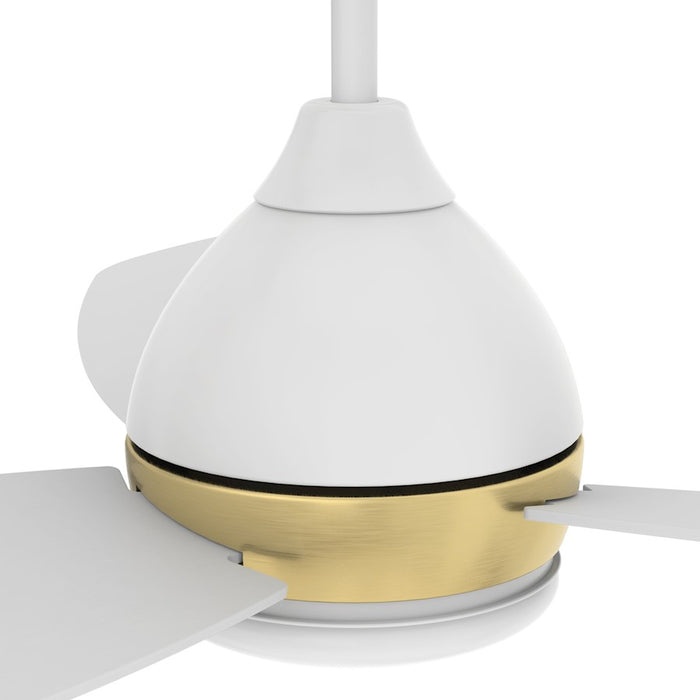 Carro Hobart 48" Ceiling Fan/Remote/Light Kit/Downrod, White