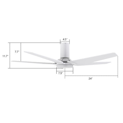 Carro Woodrow Ceiling Fan/Remote/Light Kit