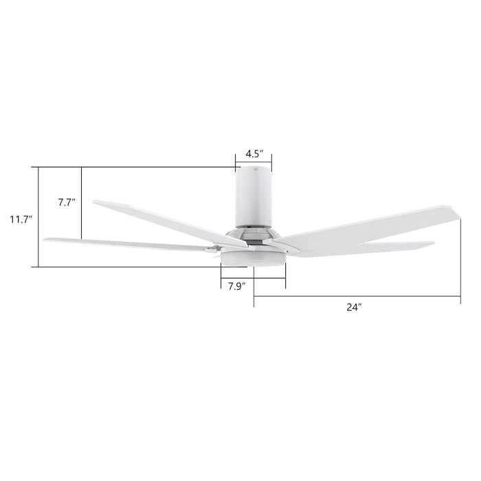Carro Woodrow Ceiling Fan/Remote/Light Kit