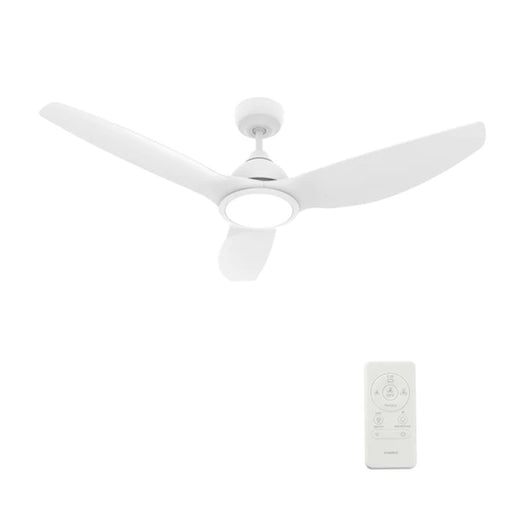 Carro Cranston 52" Ceiling Fan/Remote/Light Kit, White/White - VS523K-L12-W1-1
