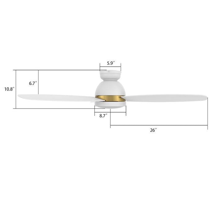 Carro Fremont Ceiling Fan/Remote/Light Kit