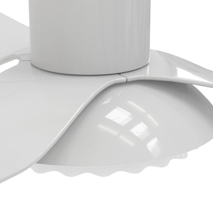 Carro Daffodil 52" Ceiling Fan/Remote/Light Kit, White