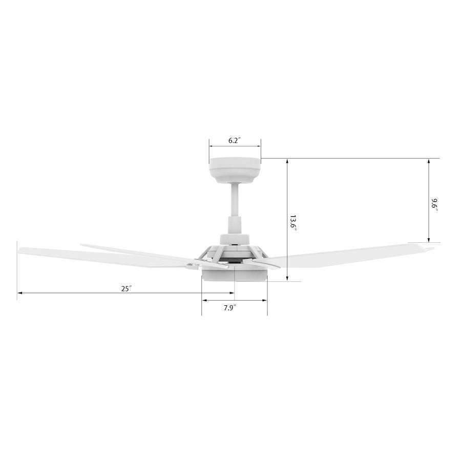 Carro Woodrow 52" Smart Ceiling Fan/Remote/Light Kit