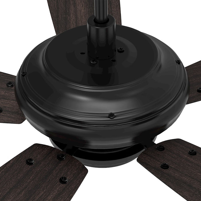 Carro Sonder 52" Smart Ceiling Fan/Remote, Black/Walnut