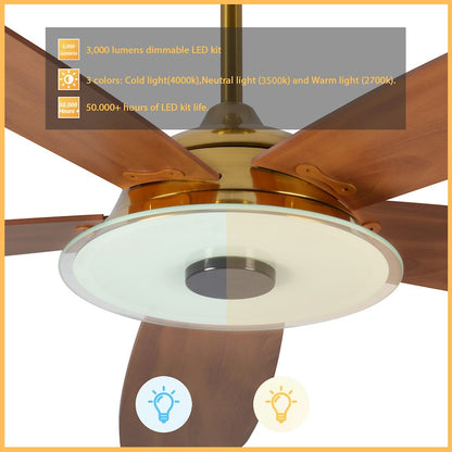 Carro Journey Smart Ceiling Fan/Remote/Light Kit