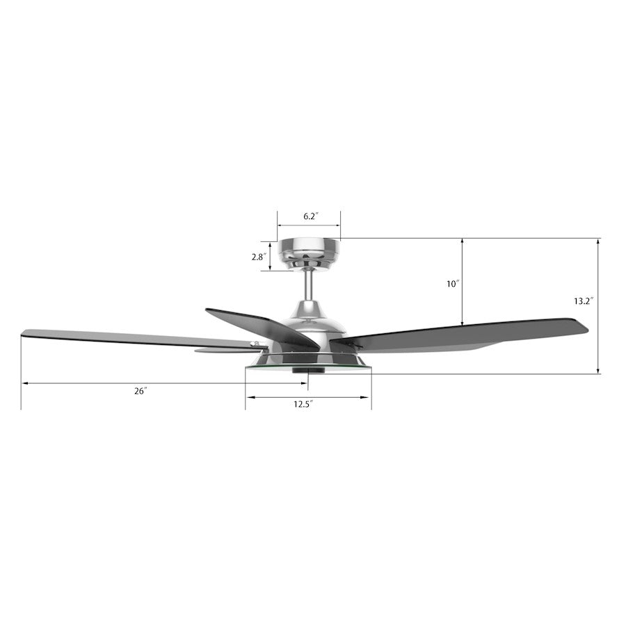 Carro Journey Smart Ceiling Fan/Remote/Light Kit