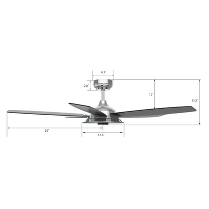 Carro Journey Smart Ceiling Fan/Remote/Light Kit