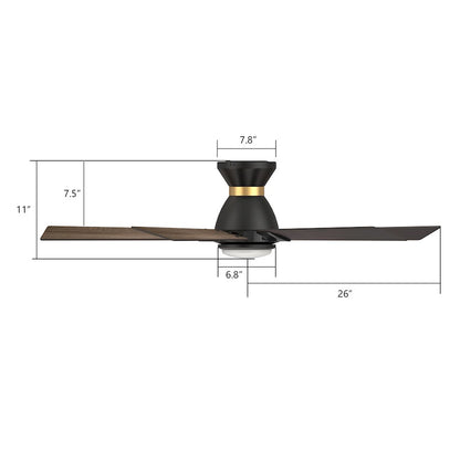 Carro Ascender 52" Ceiling Fan/Remote/Light Kit