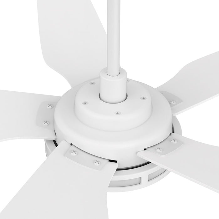 Carro Elira 52" Ceiling Fan/Light Kit/Remote, White/White