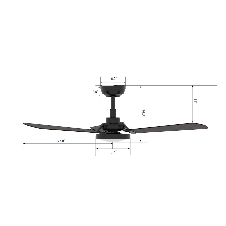 Carro Brisa 56" Ceiling Fan/Remote/Light Kit