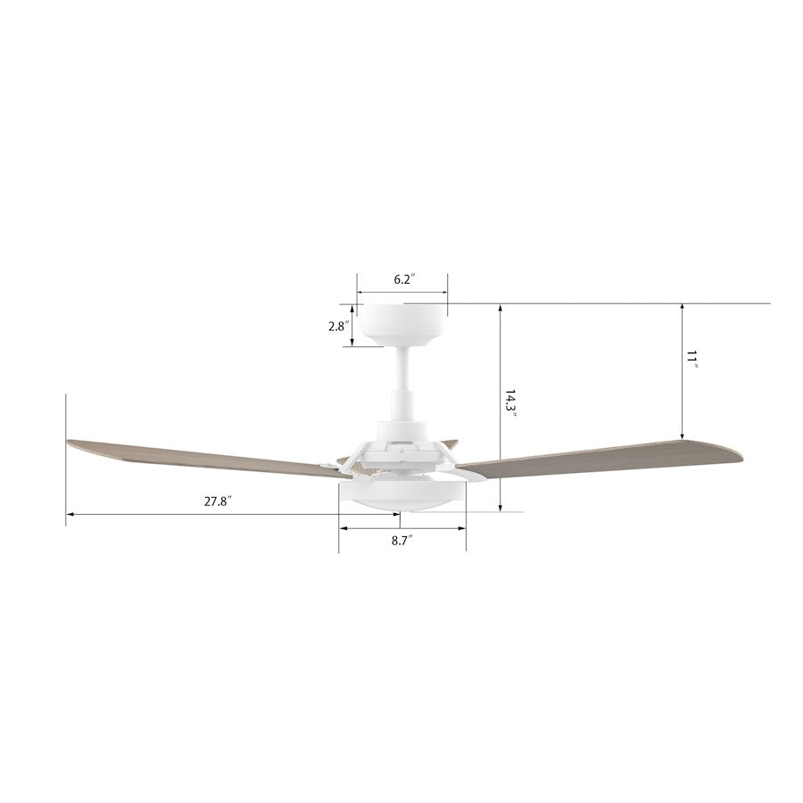 Carro Brisa 56" Ceiling Fan/Remote/Light Kit