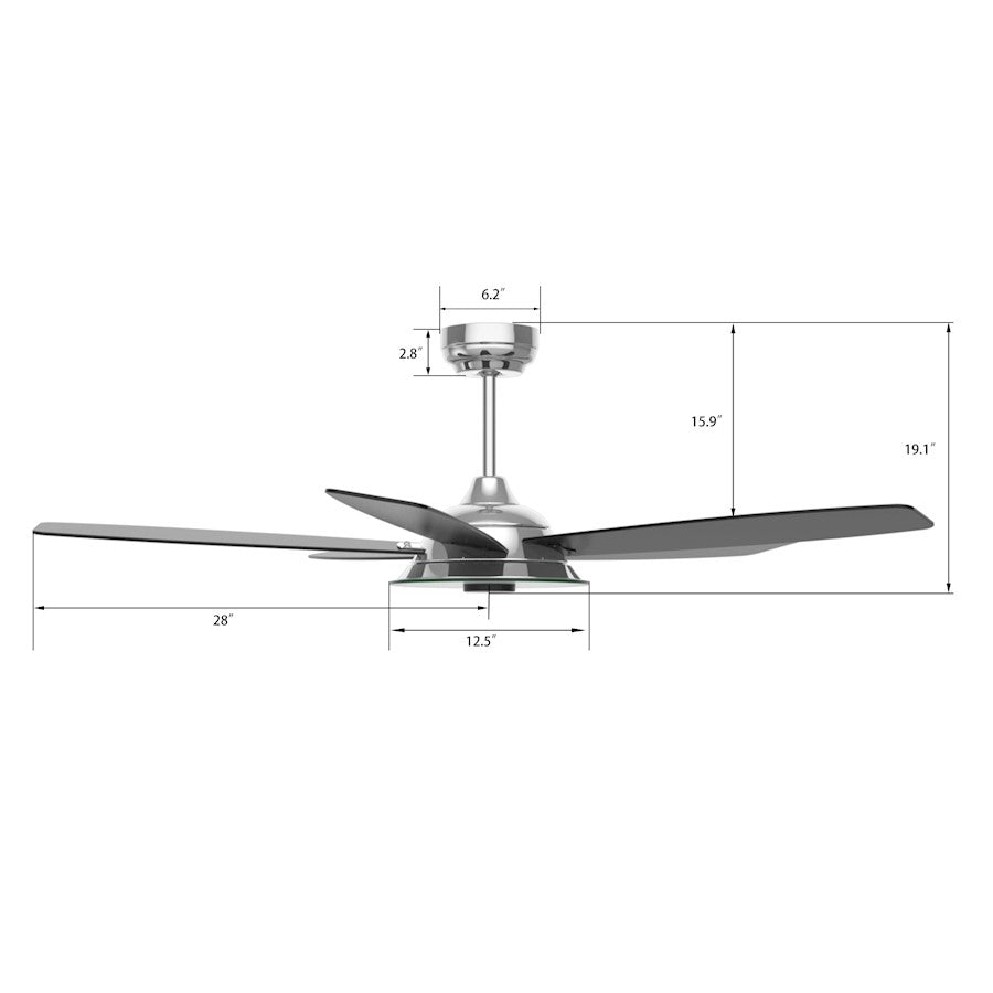 Carro Journey Smart Ceiling Fan/Remote/Light Kit