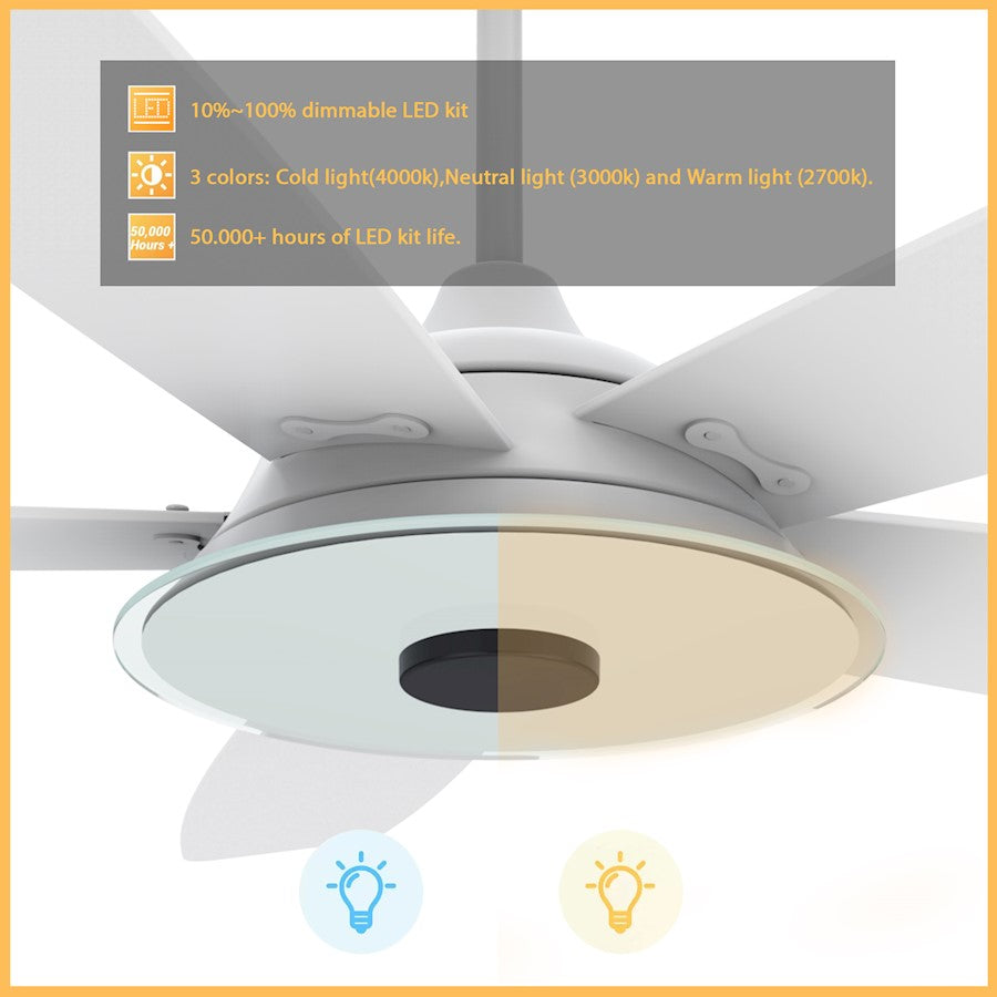 Carro Journey Smart Ceiling Fan/Remote/Light Kit