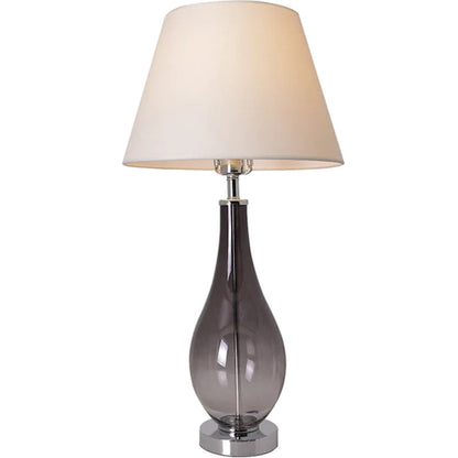 Carro Lola 1 Light 28" Table Lamp/Single, Smoke Grey/Beige - VT-G28011A3