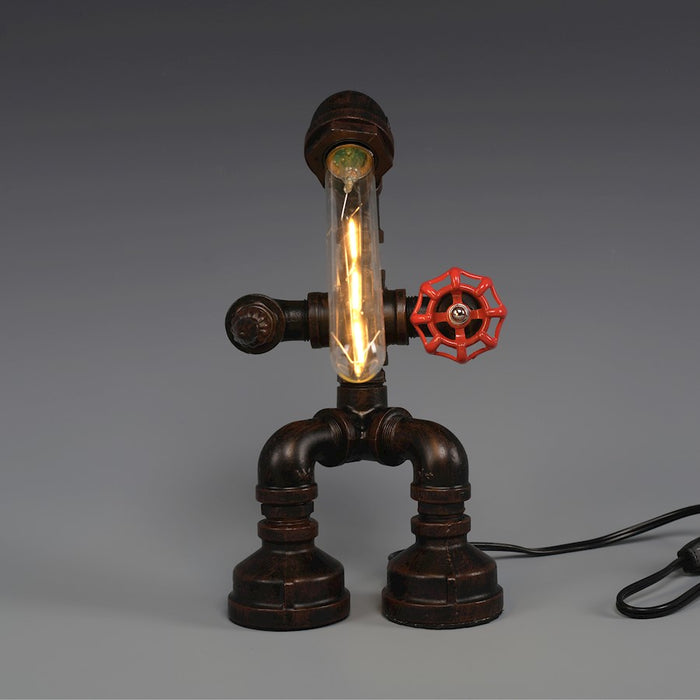 Carro Rompot 1 Light 12" Table Lamp, Copper