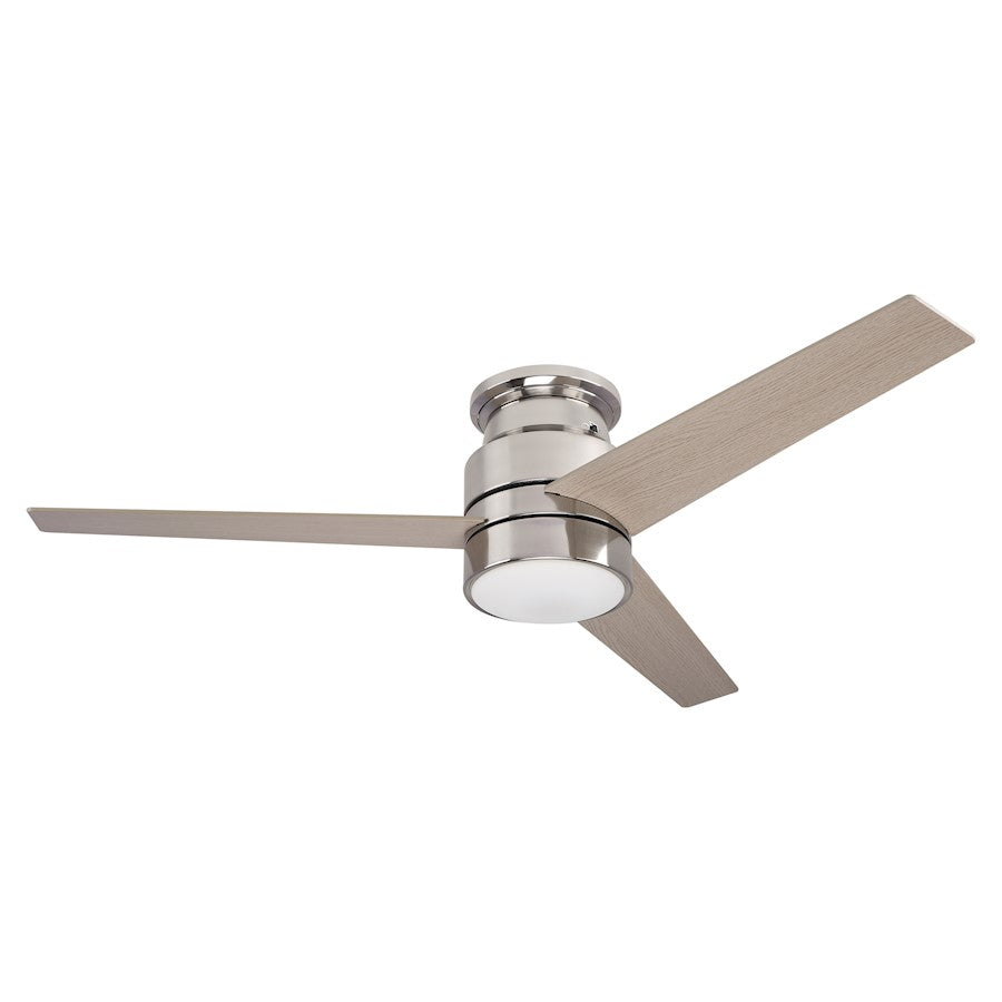 Carro Raiden 52" Ceiling Fan/LED Light Kit, Silver/Wood - VWGS-523B-L11-S6-1