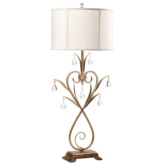 Sophie Table Lamp, Gold Leaf