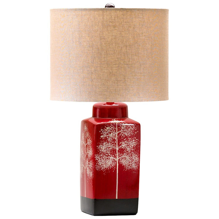 Cyan Design Thomas Table Lamp, Red