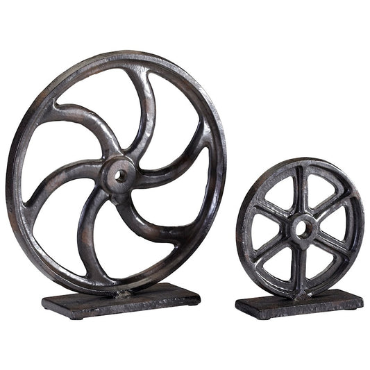 Cyan Design Gear Sculpture #2, Bronze - 04730