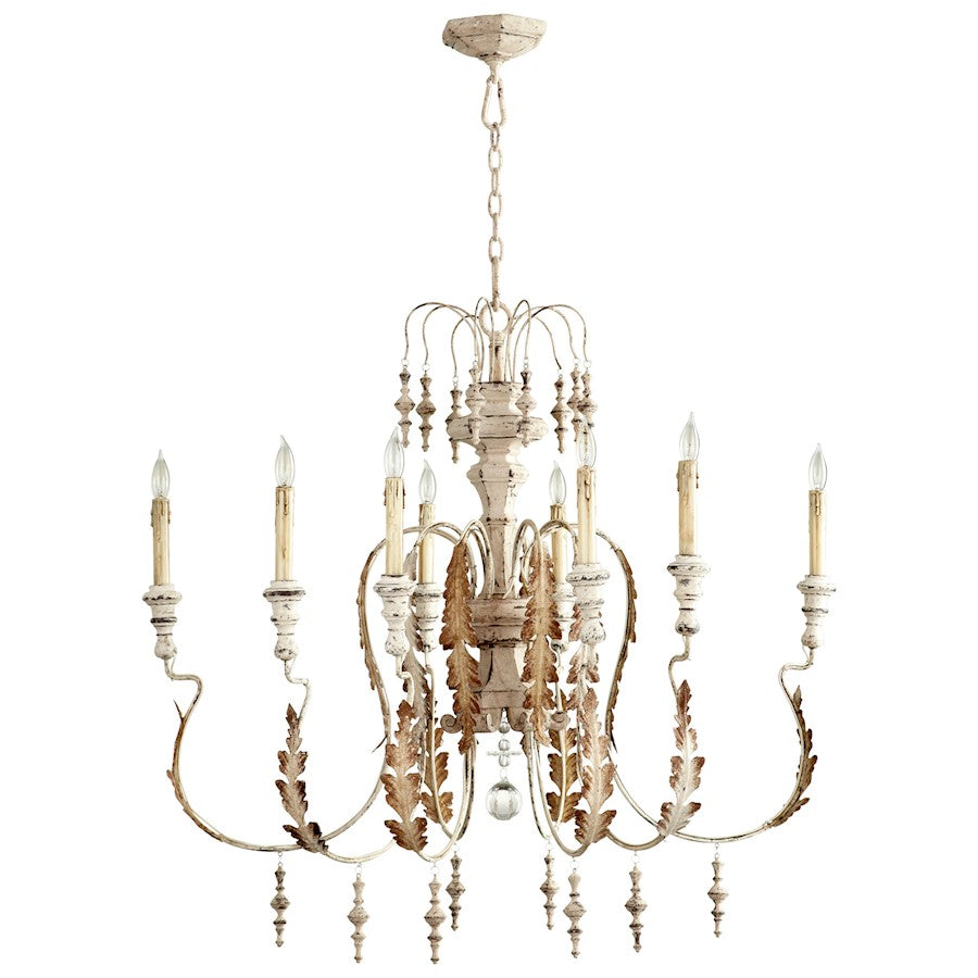 Motivo Eight Light Chandelier, Persian White