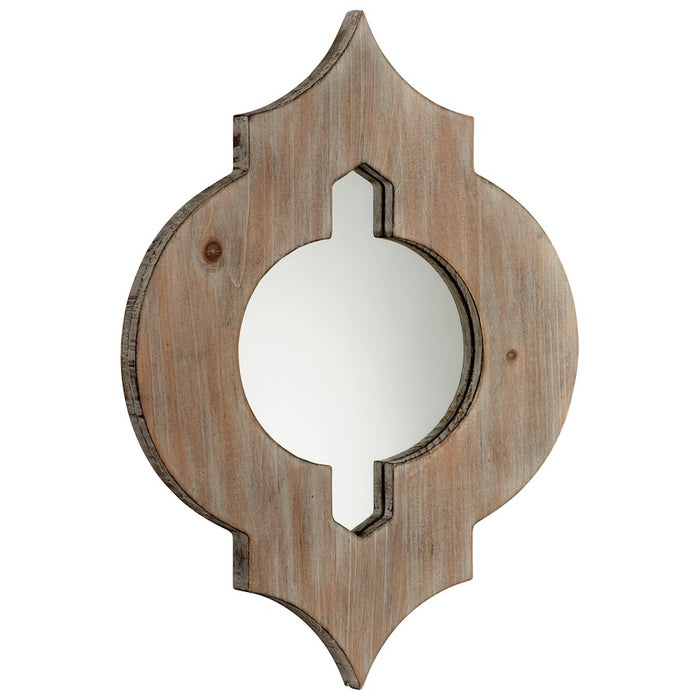 Cyan Design Turk Mirror, Washed Oak