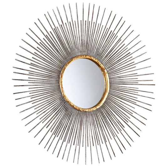 Cyan Design Pixley Mirror, Antiqued Silver Leaf