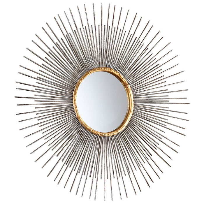 Cyan Design Pixley Mirror, Antiqued Silver Leaf